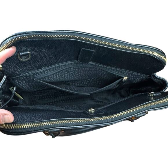 Kate Spade New York Chester Street Kalen Black Pebble Leather Medium Satchel - Picture 6 of 7